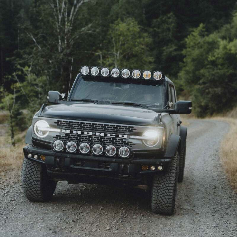 KC HiLiTES 2021+ Ford Bronco FLEX ERA 3 Dual Mode SAE Fog Light Pocket Kit - 97168