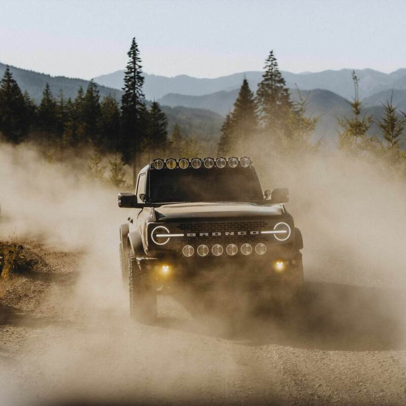 KC HiLiTES 2021+ Ford Bronco FLEX ERA 3 Dual Mode SAE Fog Light Pocket Kit - 97168