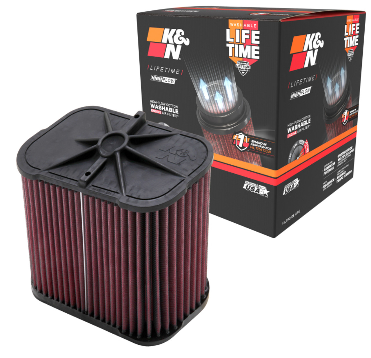 K&N 08-11 BMW M3 4.0L V8 Drop In Air Filter - E-2994