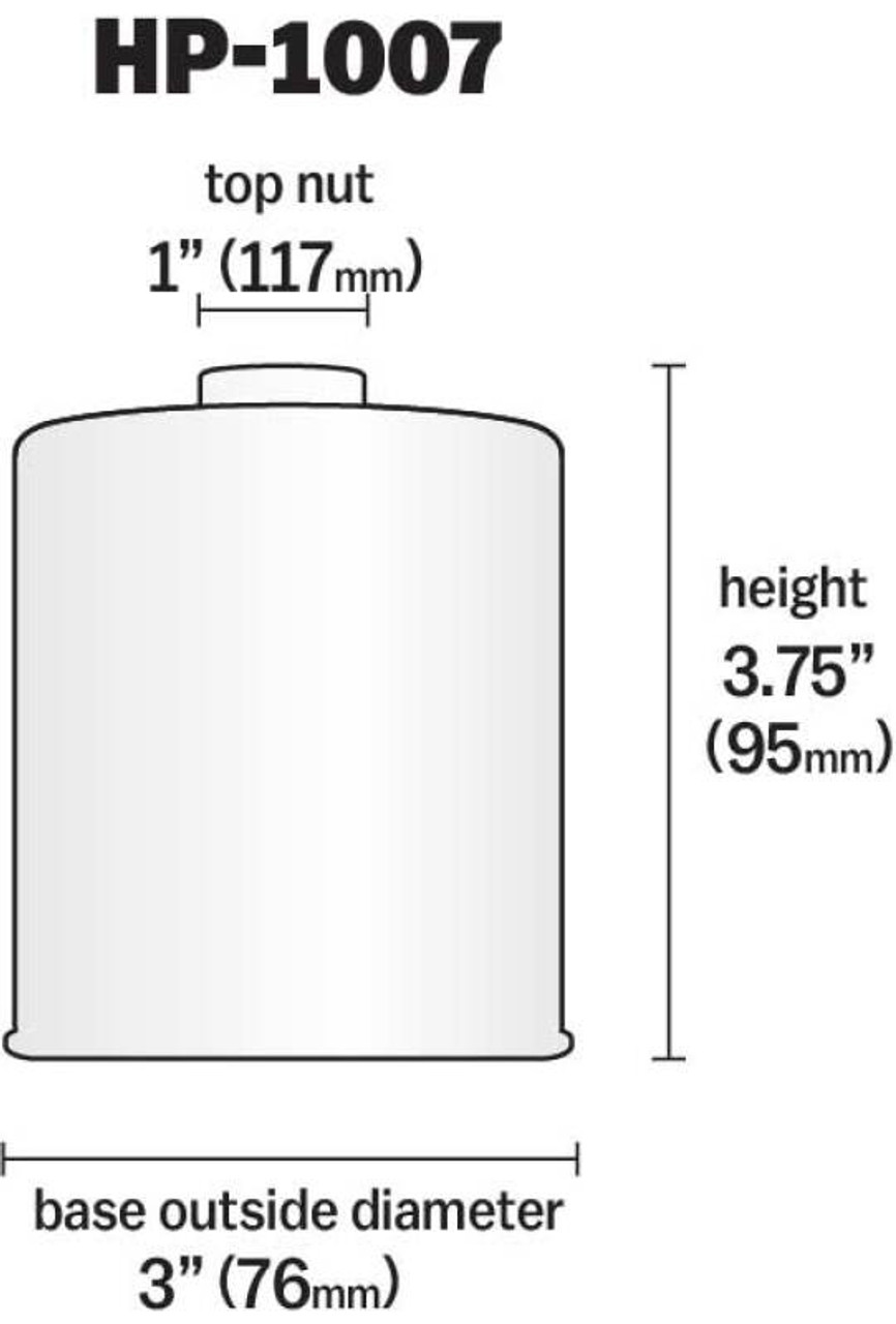K&N Buick / Chevrolet / Oldsmobile Performance Gold Oil Filter - HP-1007