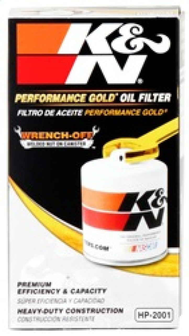 K&N Oil Filter OIL FILTER; AUTOMOTIVE - HP-2001