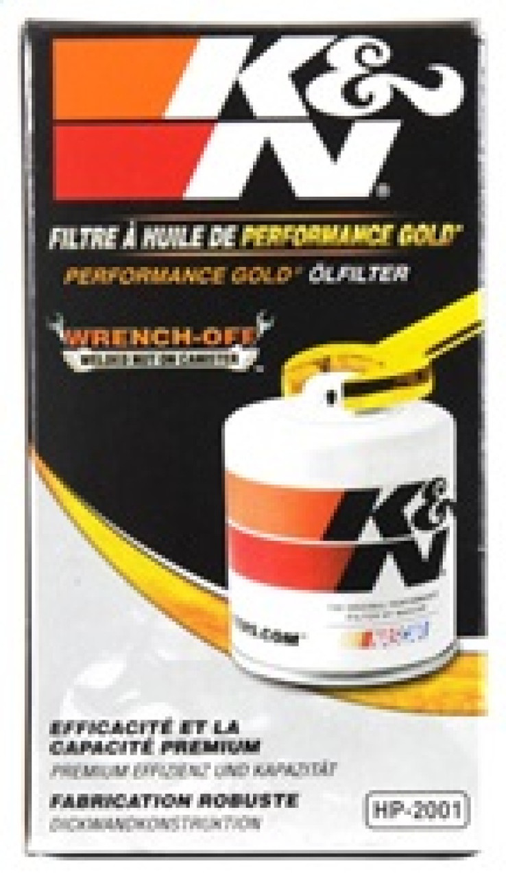 K&N Oil Filter OIL FILTER; AUTOMOTIVE - HP-2001