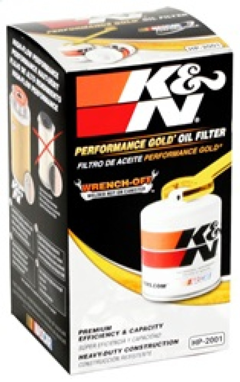 K&N Oil Filter OIL FILTER; AUTOMOTIVE - HP-2001