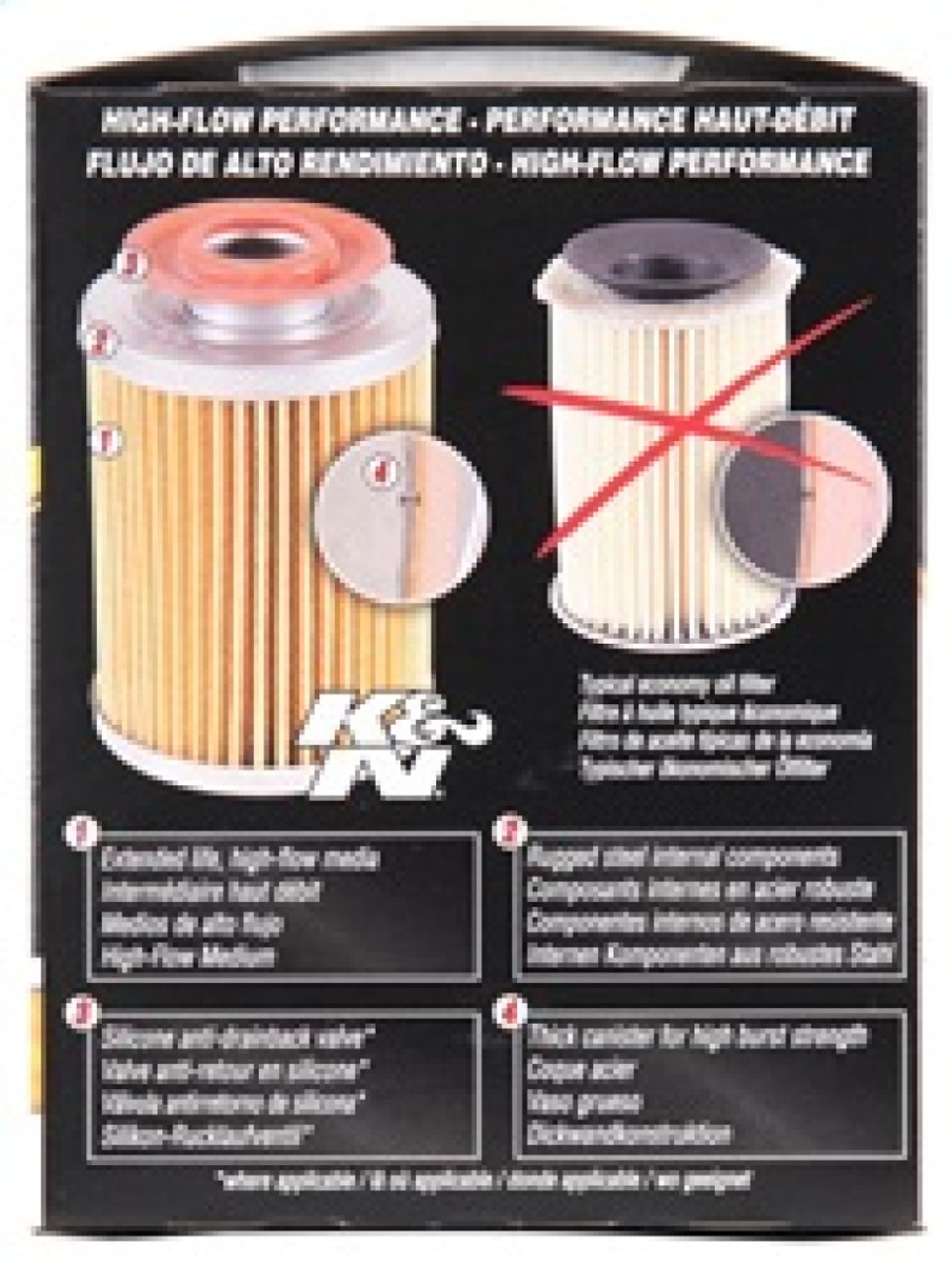 K&N Oil Filter OIL FILTER; AUTOMOTIVE - HP-2002