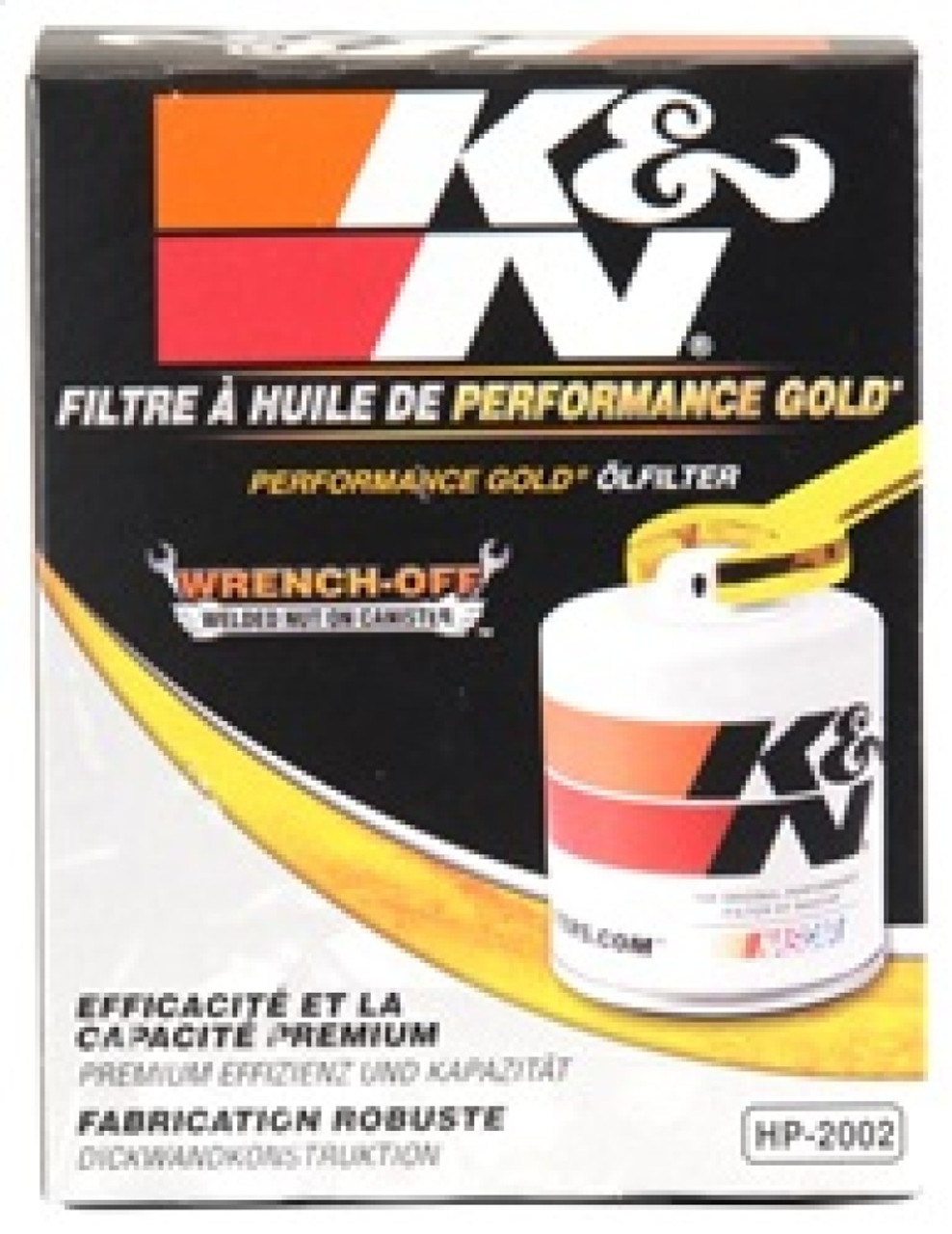 K&N Oil Filter OIL FILTER; AUTOMOTIVE - HP-2002