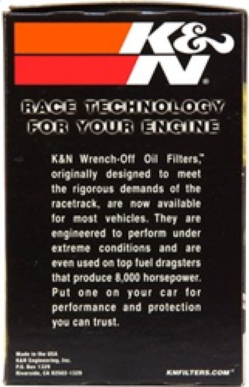 K&N Universal Performance Gold Oil Filter - HP-2006