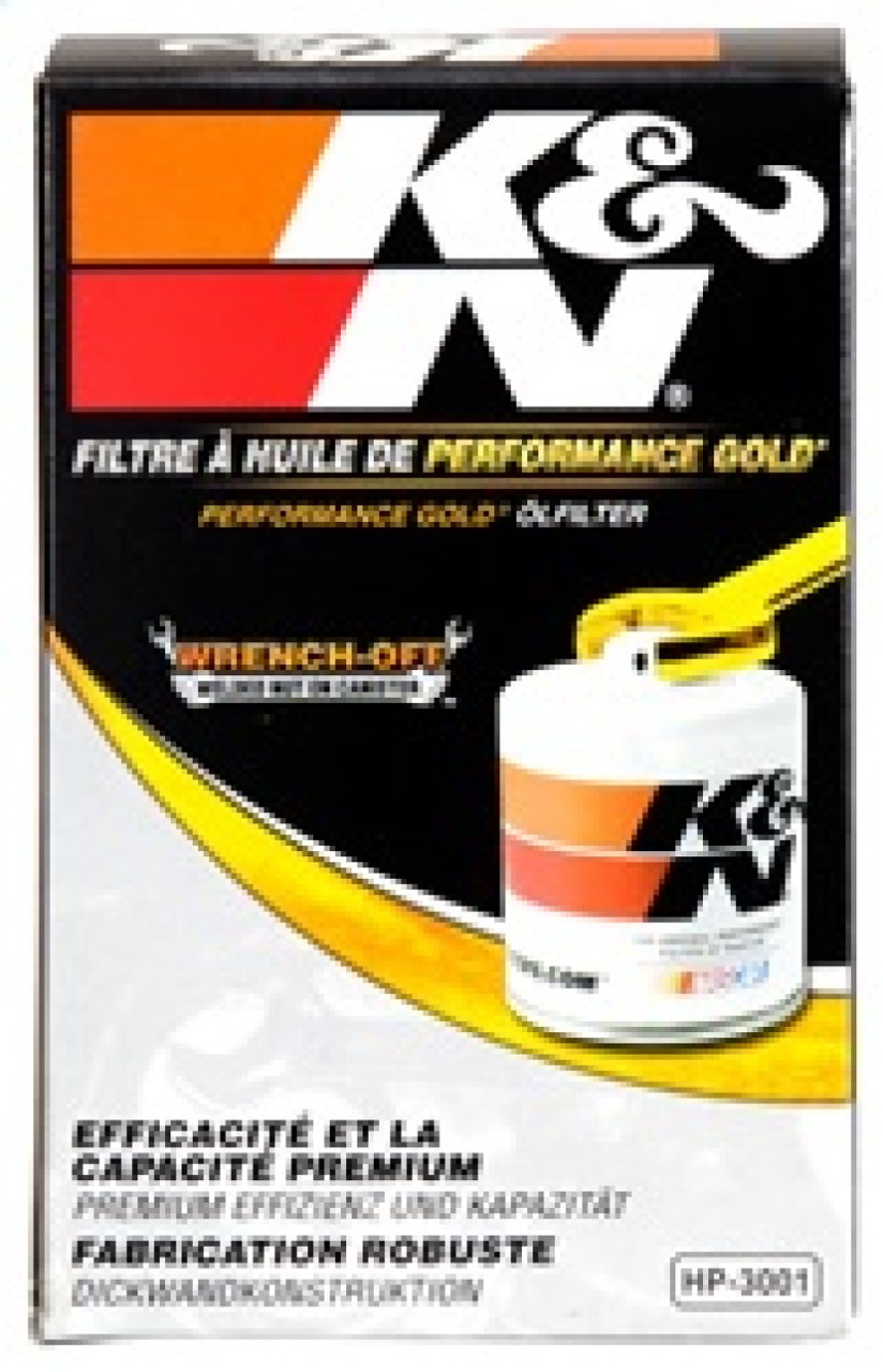 K&N Oil Filter OIL FILTER; AUTOMOTIVE - HP-3001