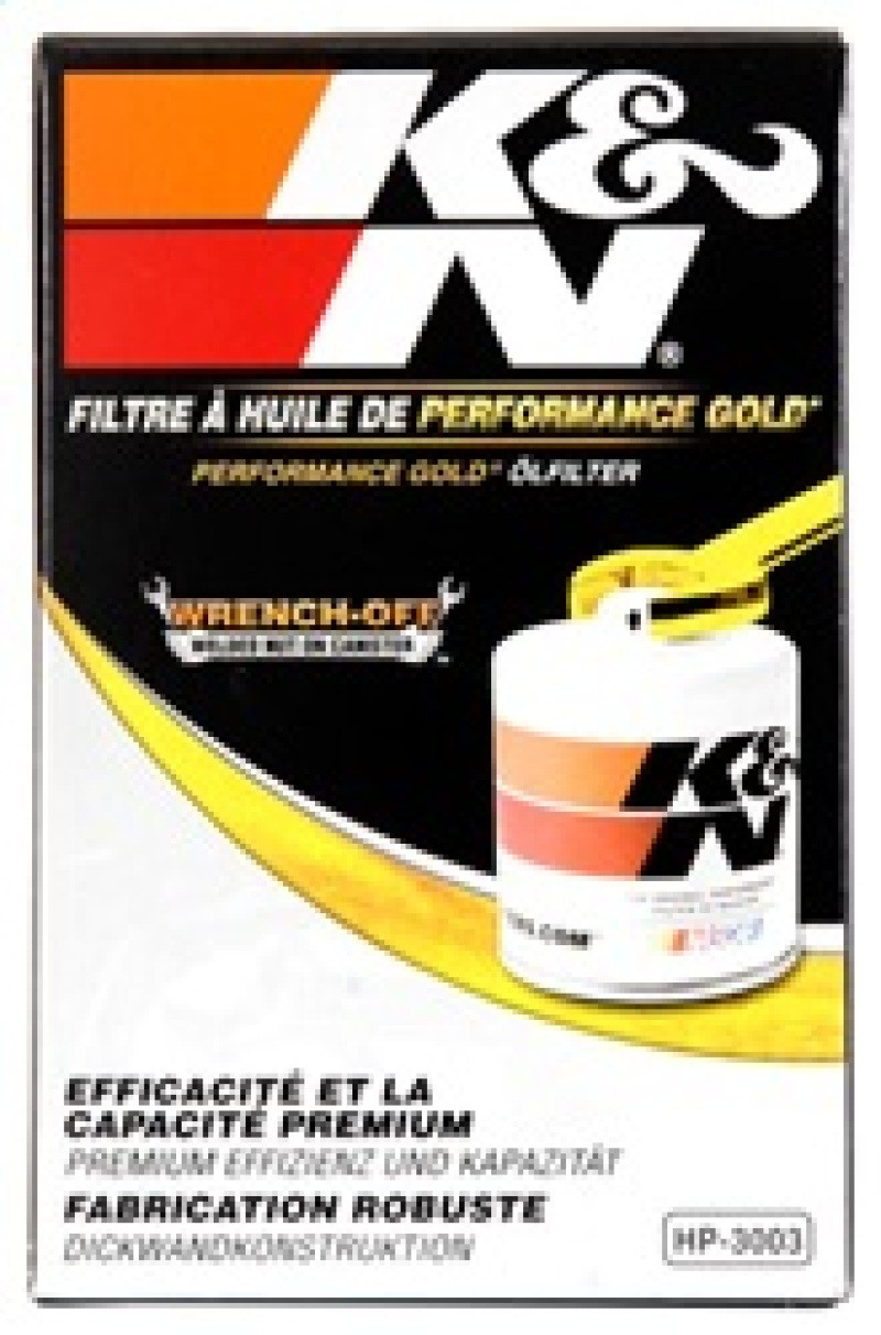 K&N Oil Filter OIL FILTER; AUTOMOTIVE - HP-3003