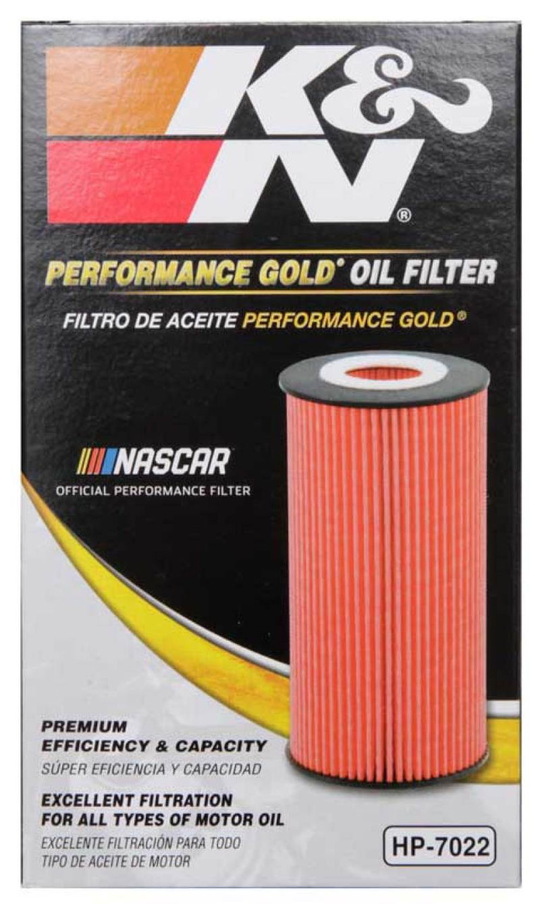 K&N Performance Gold Oil Filter for Hyundai/Kia V6 06-08 Azera/Sonata/Sedona/07-08 Santa Fe - HP-7022