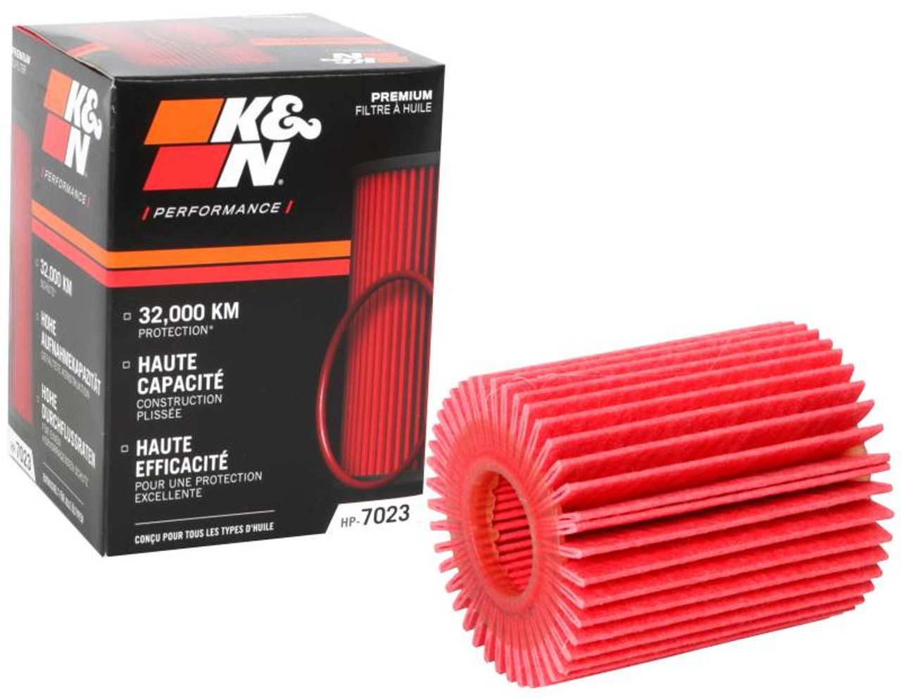 K&N Performance Oil Filter for 06-14 Toyota/Lexus Various Applications - HP-7023