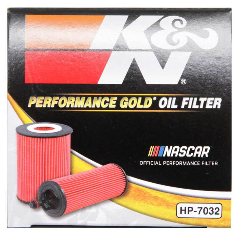 K&N Performance Oil Filter for 06-11 BMW M5/M6 / 08-15 Porsche Cayenne 4.8L / 10-15 911 3.4L/3.8L - HP-7032