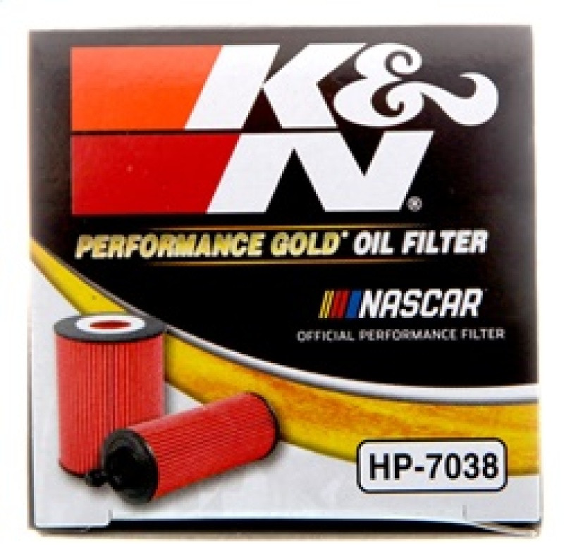 K&N Performance Oil Filter for 2019 Audi A3 2.0L - HP-7038