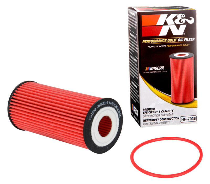 K&N Performance Oil Filter for 2019 Audi A3 2.0L - HP-7038