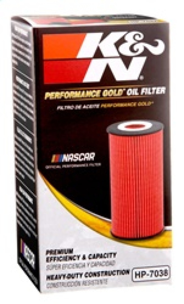 K&N Performance Oil Filter for 2019 Audi A3 2.0L - HP-7038