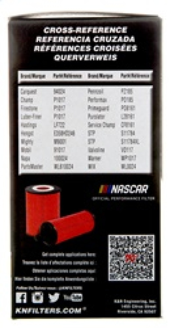 K&N Performance Oil Filter for 2019 Audi A3 2.0L - HP-7038