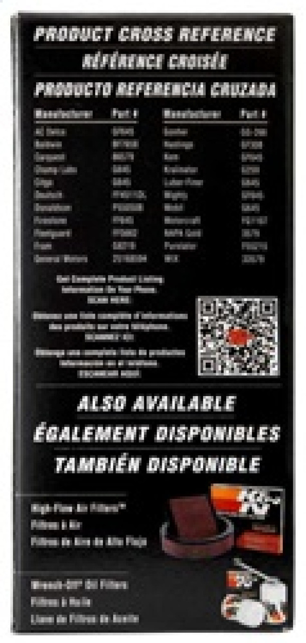 K&N Cellulose Media Fuel Filter 2.125in OD x 5.438in L - PF-2500