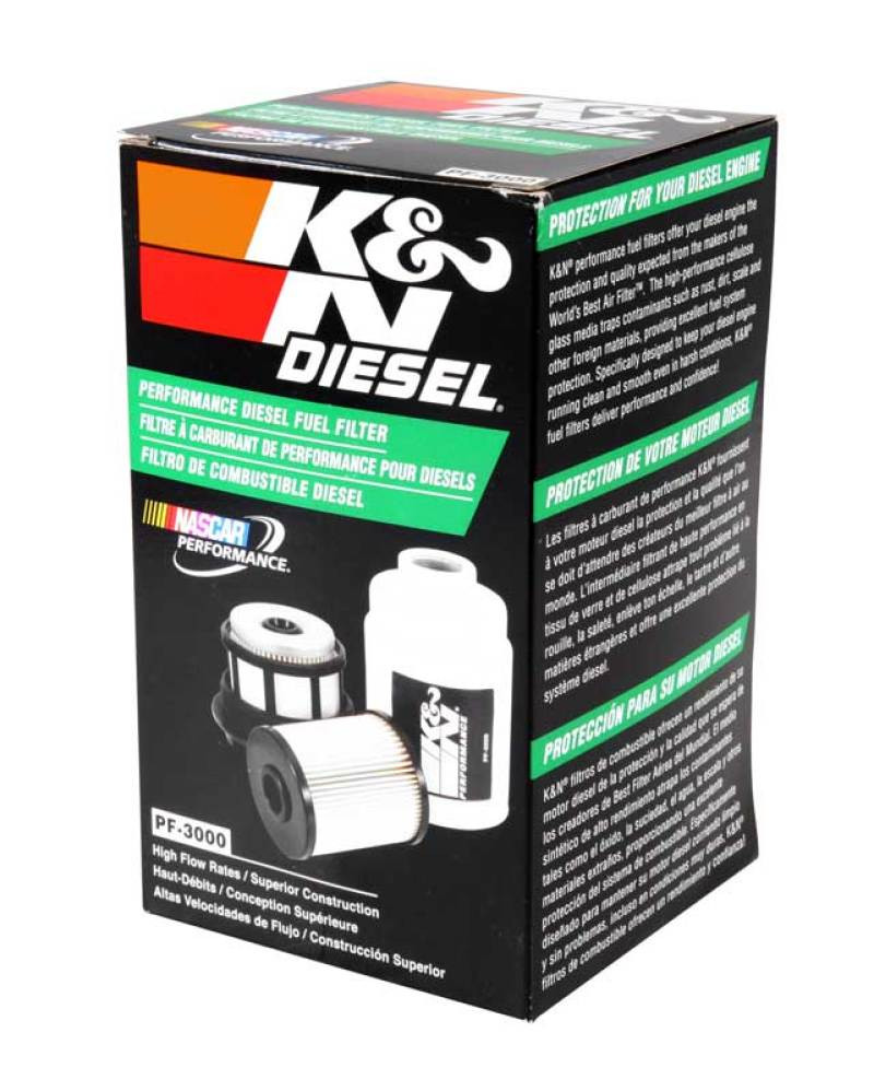 K&N Cellulose Media Fuel Filter 3.5in OD x 6.281in L - PF-3000