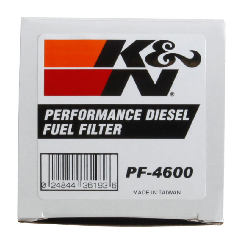 K&N 2014-2015 Jeep Grand Cherokee 3.0L V6 Diesel In-Line 4500 Fuel Filter - PF-4600