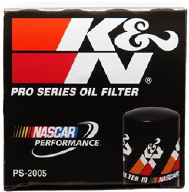 K&N Oil Filter for Nissan/Ford/Toyota/Audi/Chevy/Subaru/VW/Porsche/BMW 3in OD x 5.063in H - PS-2005