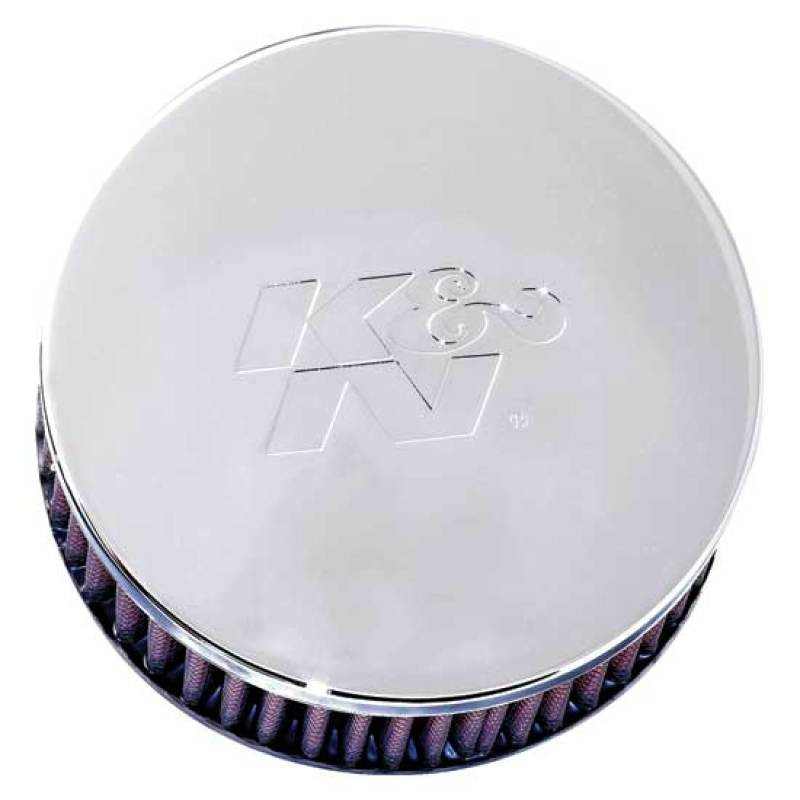 K&N Universal Chrome Filter 2.438in Flange ID x 5.125in OD x 2in H - RC-0850