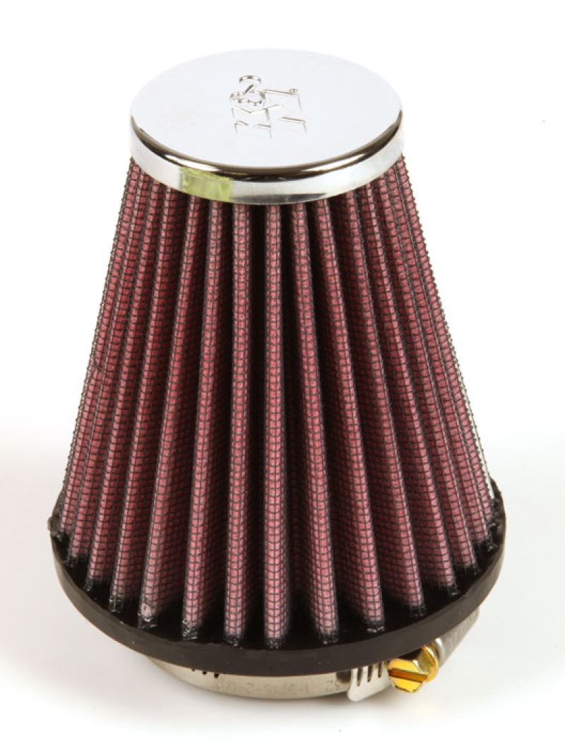 K&N Universal Chrome Filter 2.063in Flange ID x 3.5in Base OD x 2in Top OD x 4in H - RC-1200
