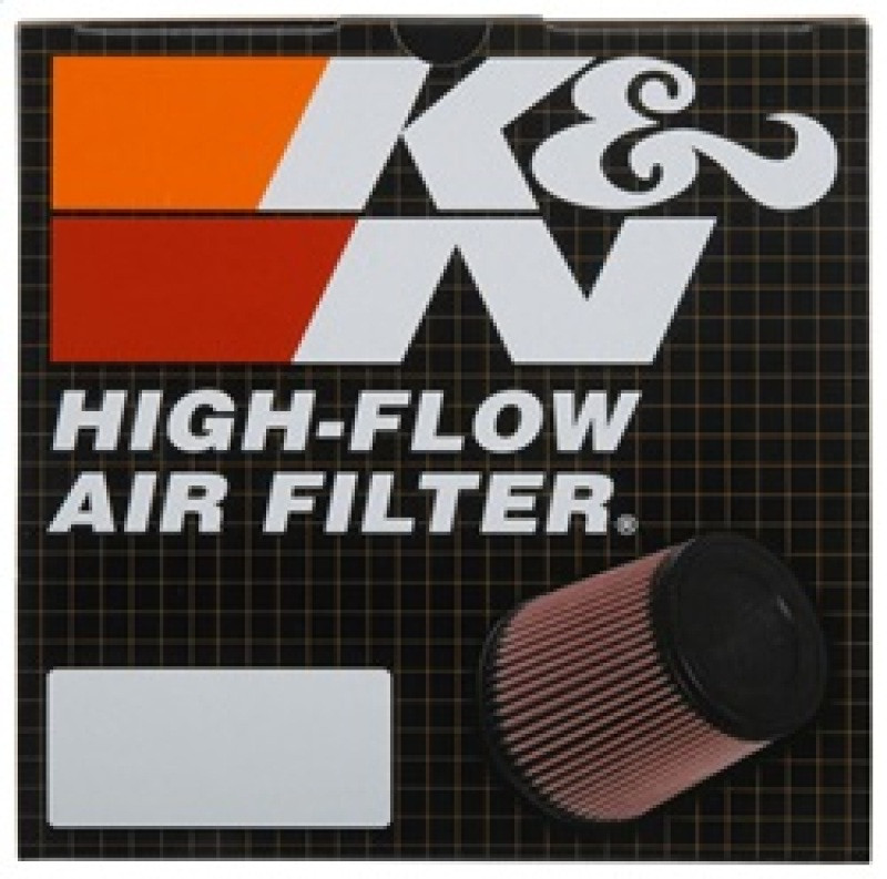 K&N Universal Chrome Filter-Oval Tapered 4in Flg ID x 5.375in Base O/S W x 3.313in Top O/S W - RC-1680