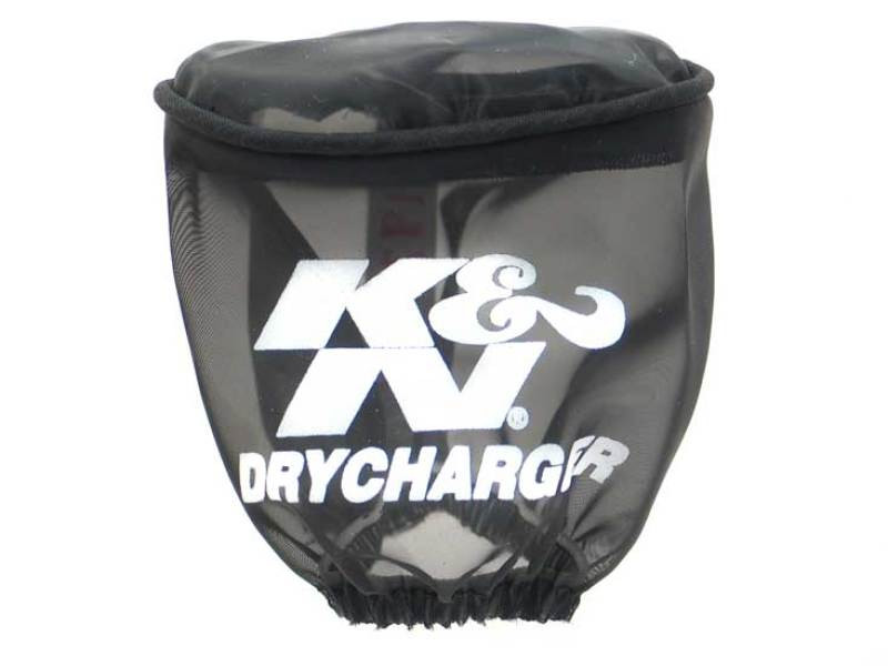 K&N Drycharger Air Filter Wrap - Oval Straight - Black - RC-1820DK