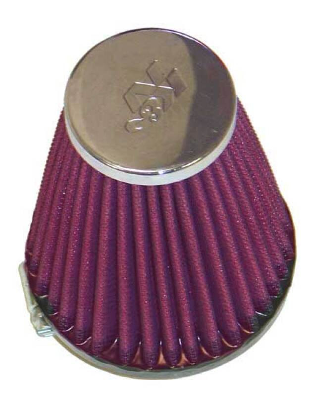 K&N Universal Clamp-On Air Filter 2-1/8in Flange 3-1/2in Base 2in Top 4in Height - RC-1920