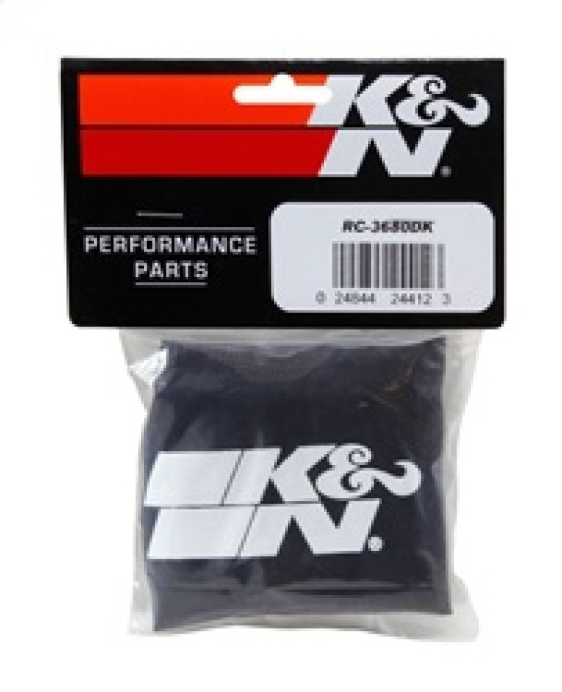 K&N Drycharger Black Air Filter Wrap - RC-3680DK