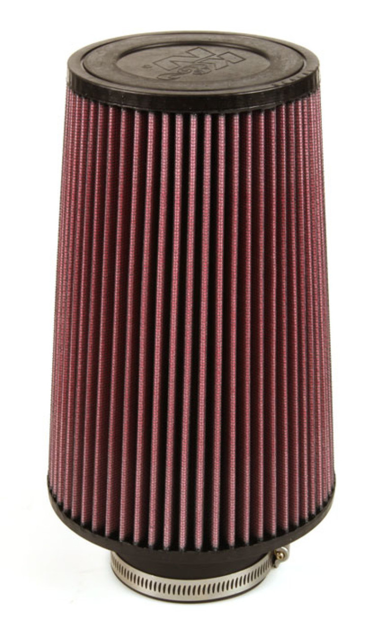 K&N Universal Rubber Filter 3inch FLG / 6inch OD-B / 4-5/8inch OD-T / 9inch L - RE-0810