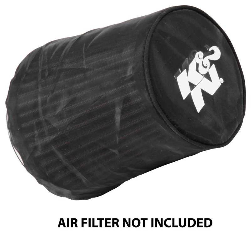K&N Black Drycharger Rectangle Straight Air Filter Wrap - Black - RE-5286DK