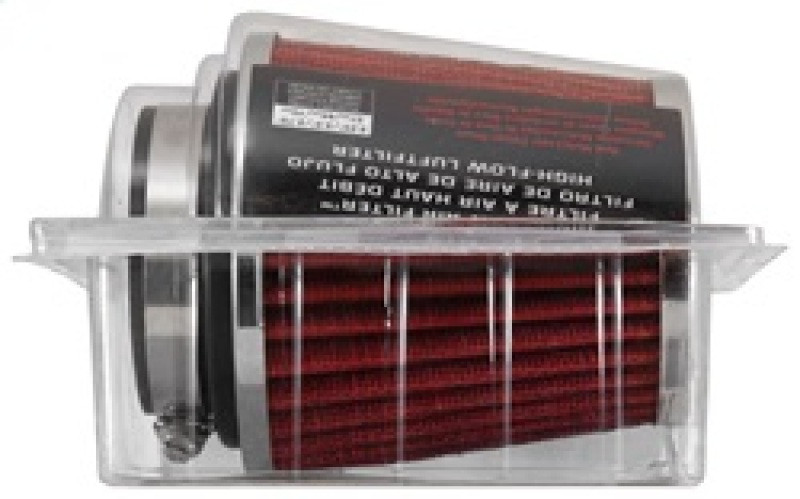 K&N Universal Chrome Filter 2 3/4in FLG / 4 1/2in Bottom / 4 1/2in Height - RG-1003RD-L