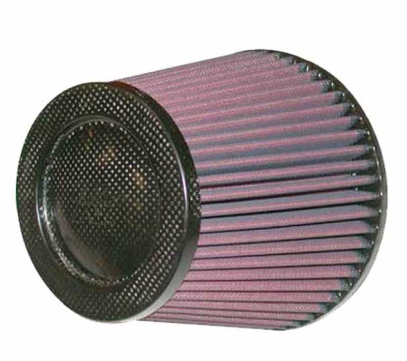 K&N Cone Filter 5in ID 6.5in base 4.5in top 5.625in height carbon fiber look - RP-5113