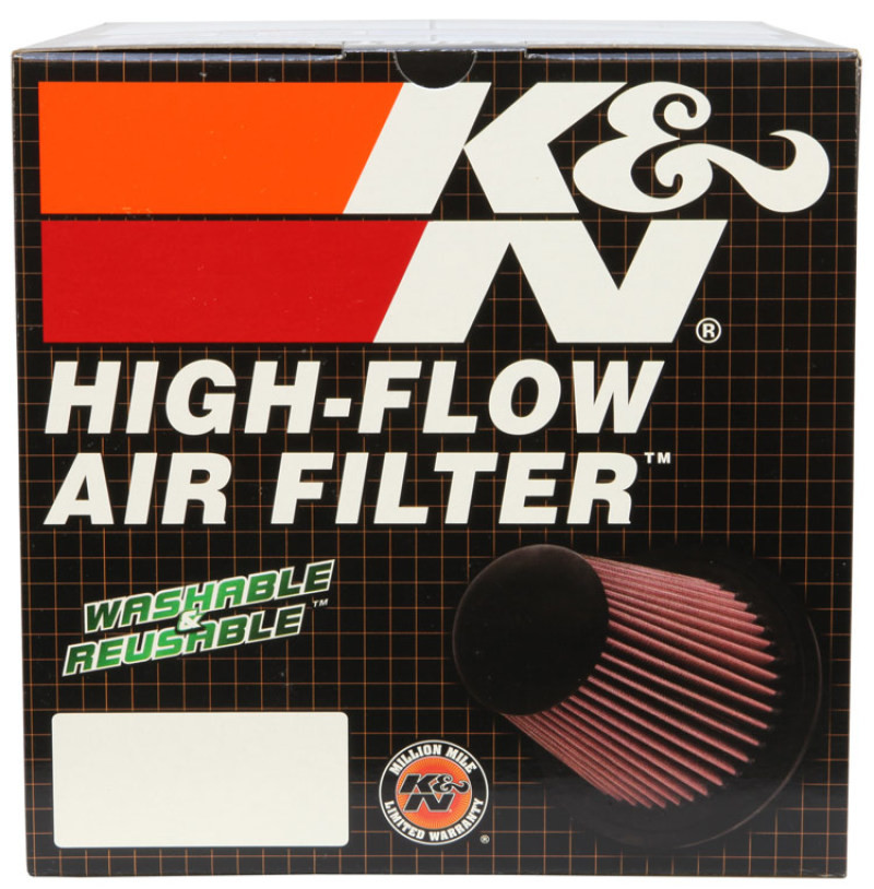 K&N Filter Universal Air Filter Carbon Fiber Top With 6in Flange x 7.5in Base x 6in H - RP-5168