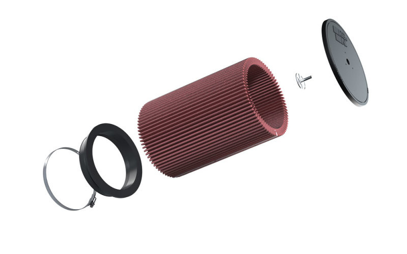 K&N Universal Clamp-On Air Filter 6in FLG 7-1/2in B 7in T 11in H - RU-1026