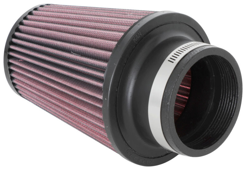 K&N Universal Clamp-On Air Filter 3in Flange ID x 5in Base OD x 3.5in Top OD x 6in Height - RU-1039