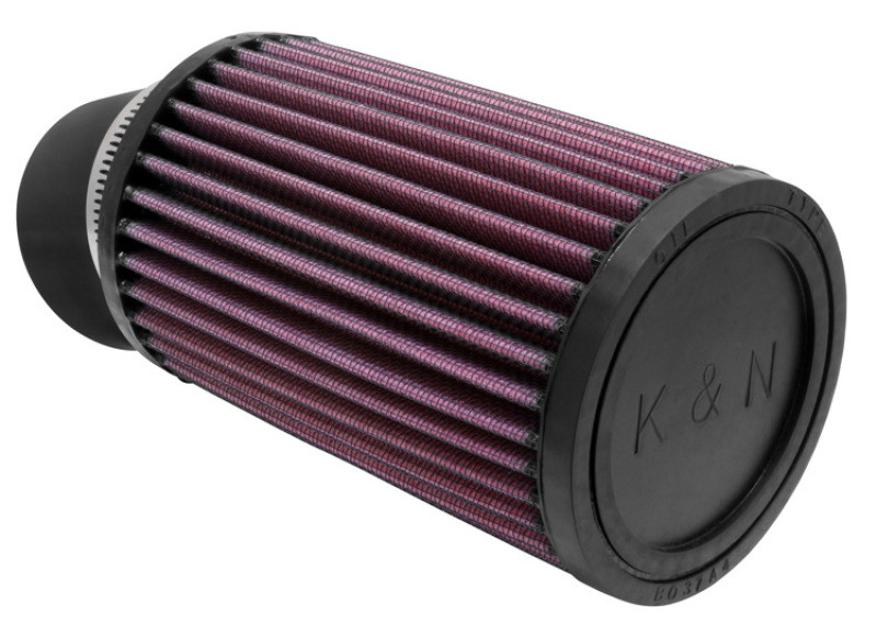 K&N Filter Universal Rubber Filter 2 7/16 inch 20 Degree Flange 3 3/4 inch OD 6 inch Height - RU-1770