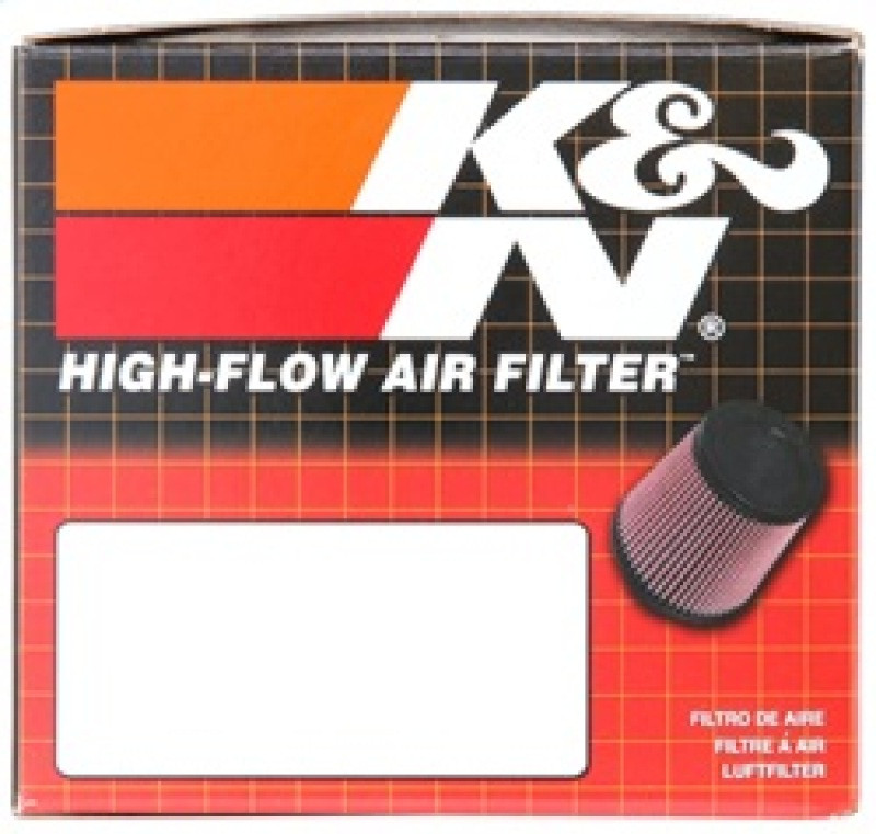 K&N Filter Universal Rubber Filter 2 inch Flange 3 1/8 inch Base, 2 inch Top, 3 inch Height - RU-2580