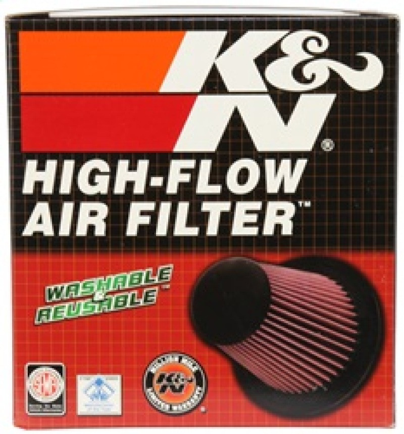 K&N Filter Universal Rubber Filter 5 inch Flange 6 1/2 inch Base 4 3/8 inch Top 7 inch Height - RU-2800
