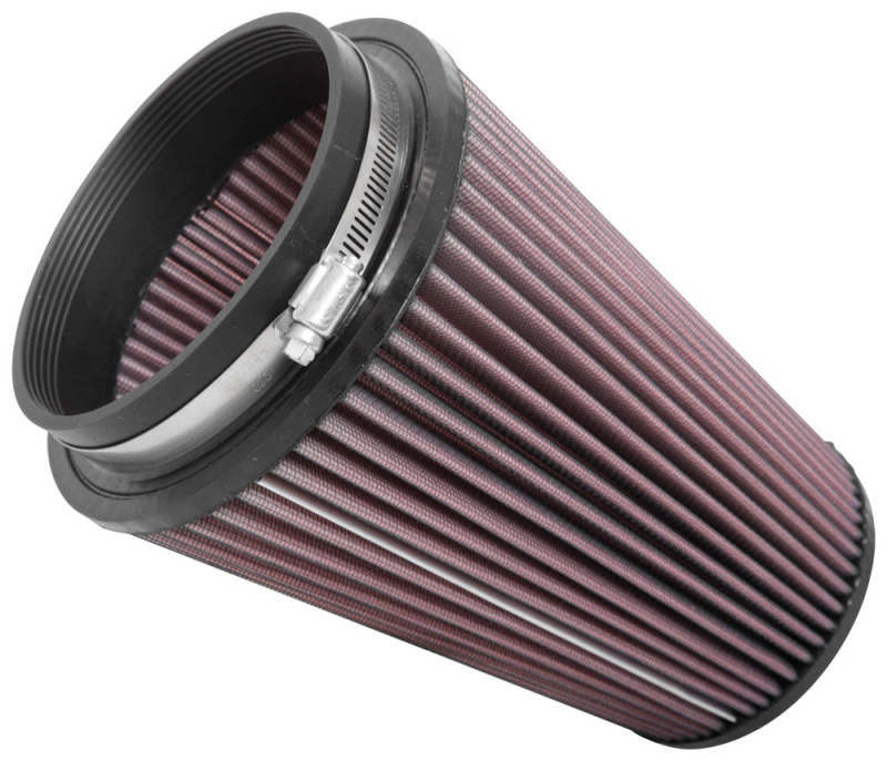 K&N Universal Clamp-On Air Filter 5in FLG / 6-1/2in B / 4-3/8in T / 8-3/4in H - RU-2815