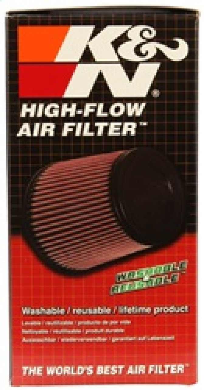K&N Filter Universal  Filter 2 3/8 inch Dual Flange 107mm C-C 3 inch Height - RU-2970