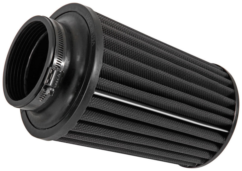 K&N Universal Round Clamp-On Air Filter 3.5in ID 9.5in Height 6in Base OD 5.25 Top OD - RU-3105HBK