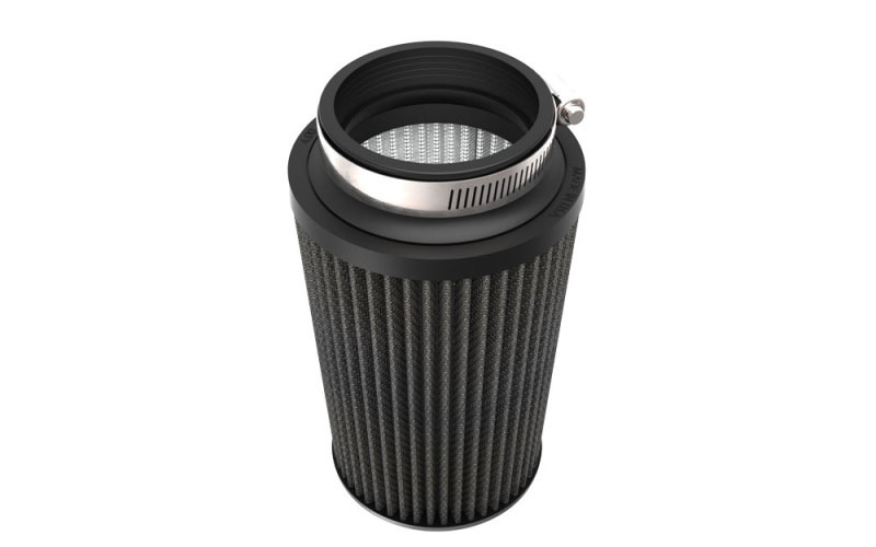 K&N Universal Air Filter (4in. Flange / 6in. Base / 5.25in. Top OD / 9.25in. Height) - RU-3112HBK