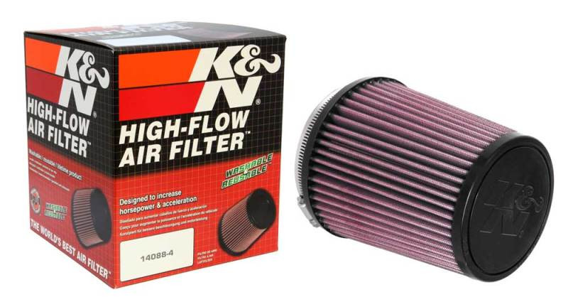 K&N Universal Air Filter 4in Flange / 5-3/8in Base / 4-1/2in Top / 6in Height - RU-4550