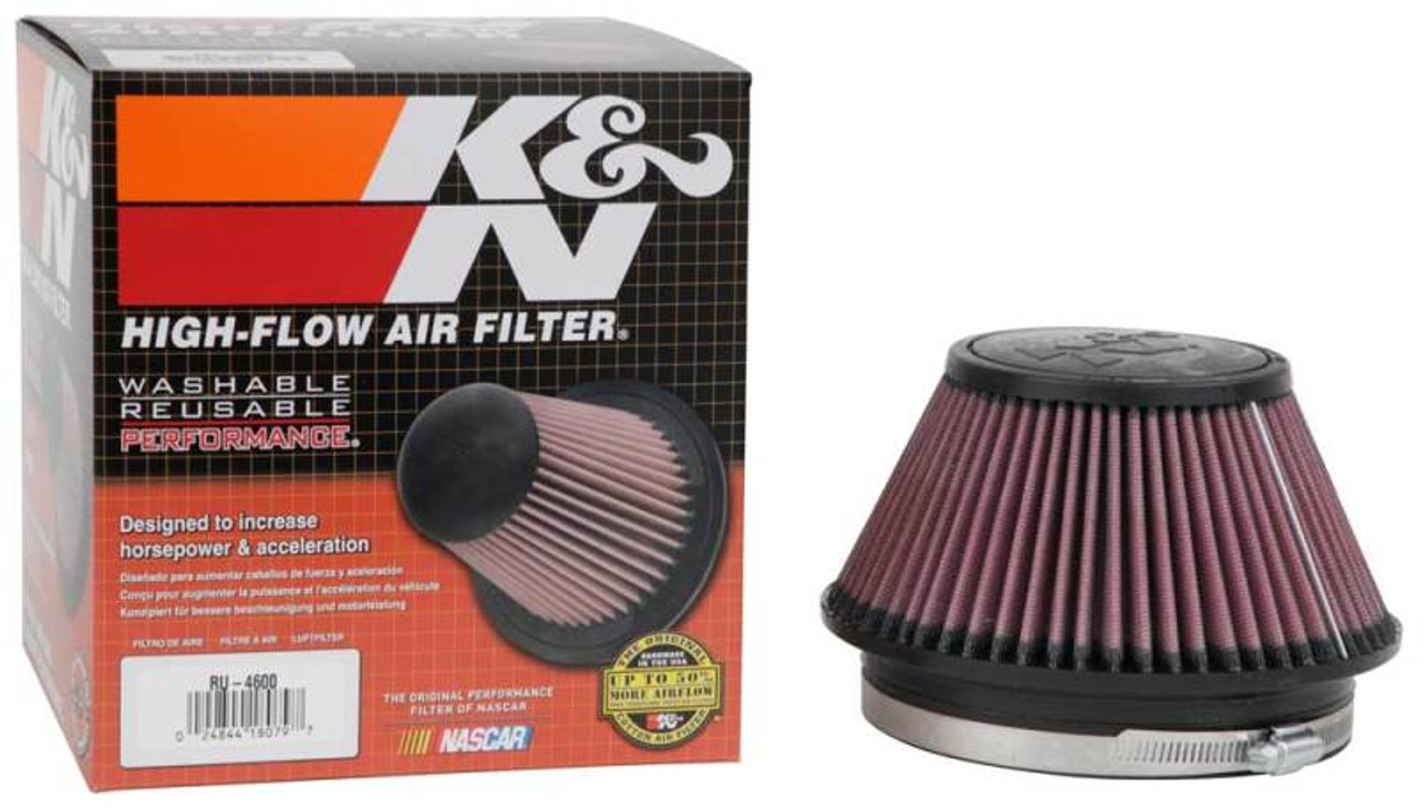 K&N Filter 6 inch Flange 7.5 inch Base 4.5 Top 4 inch Height - RU-4600
