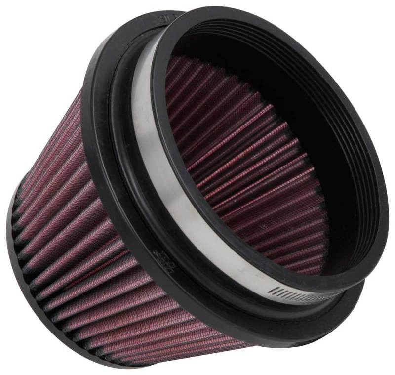 K&N Universal Rubber Filter 5in Flange ID x 6.5in Base OD x 4.5in Top OD x 4.125in Height - RU-5163