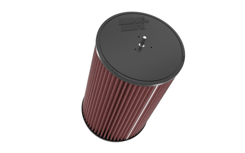 K&N Universal Round Clamp-On Air Filter 3-1/2in FLG  8in B, 7in T W/STUD, 12-1/2in H - RU-5165
