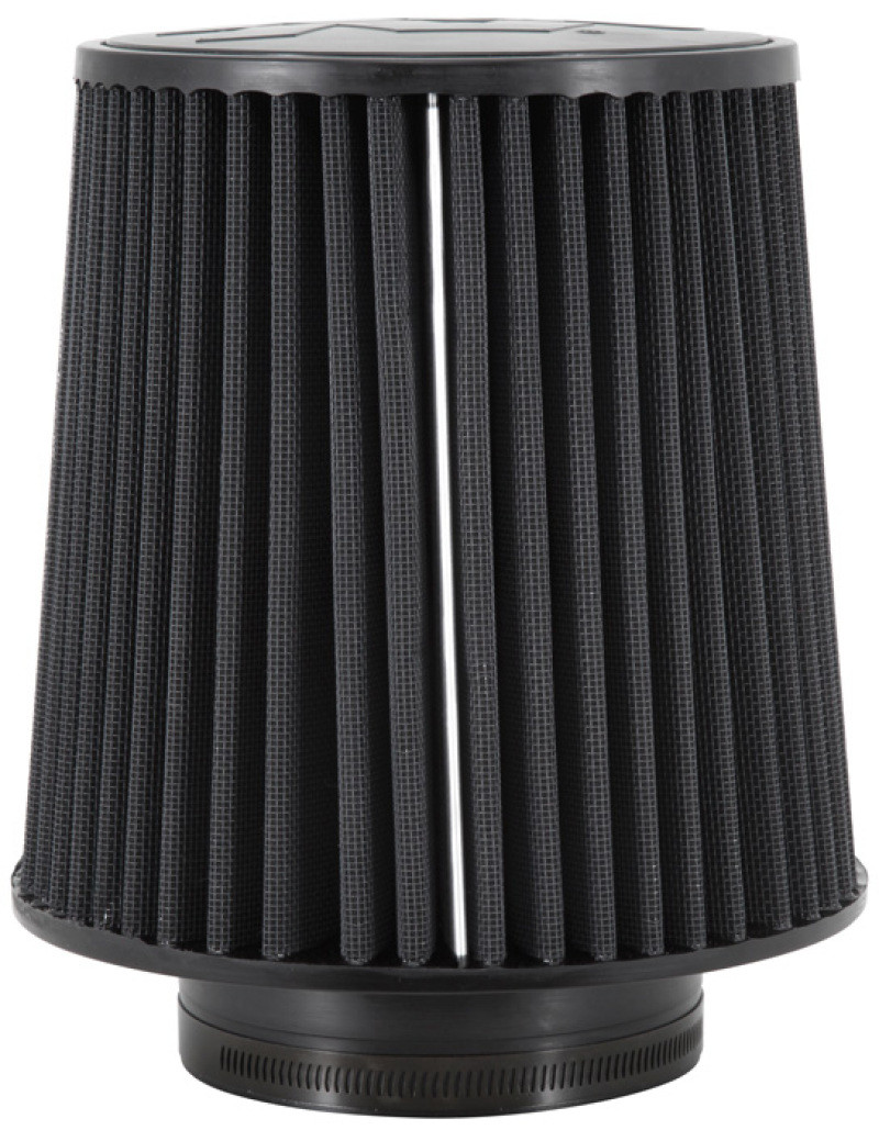 K&N Universal Rubber Filter-Round Tapered 4.5in Flange ID x 8in Base OD x 6.625in Top OD x 8in H - RU-5283HBK