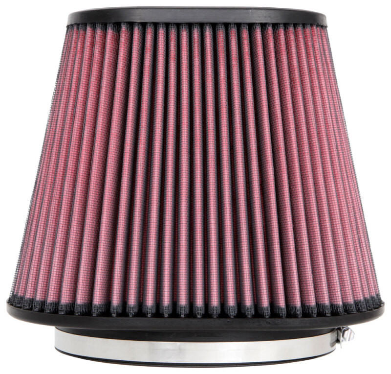 K&N Universal Clamp-On Air Filter 7in x 5-3/16in Flange 10in x 6-1/4in B 6-3/4in x 4-1/2in T 8in H - RU-5292