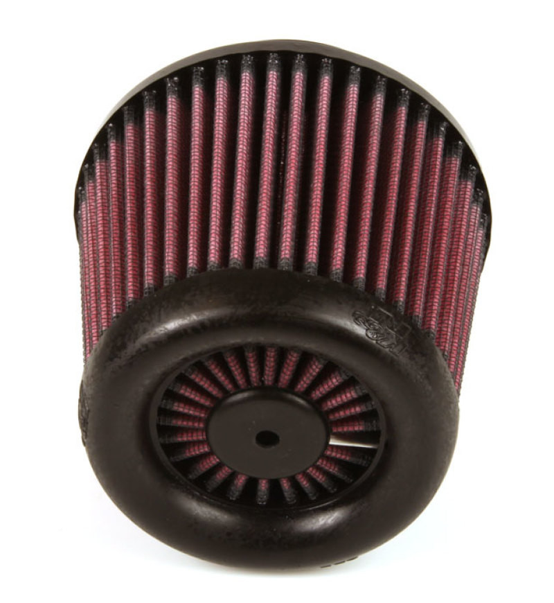 K&N Universal X-Stream Clamp-On Air Filter 3.313in Flg ID/4.875in Base OD/4in Top OD/4.25in H - RX-4120-1
